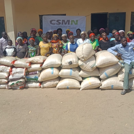 Relief Distribution to Christian IDPs at Madamai camp, Southern Kaduna | 26th Jan 2022
